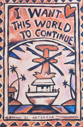 NIGEL BROWN Greenpeace Poster