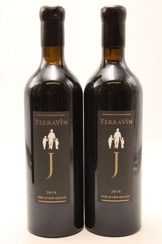 (2) 2010 TerraVin J Cabernet Sauvignon Merlot Malbec, Marlborough [BC95]