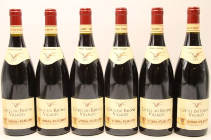 (6) 2011 J. Vidal-Fleury Cotes du Rhone Villages, France