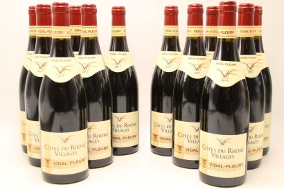 (12) 2011 J. Vidal-Fleury Cotes du Rhone Villages, France