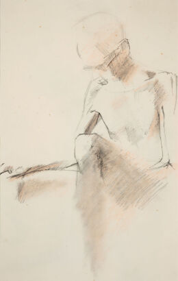 EDWARD BULLMORE Untitled (Man Reading)