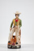 (1) Jim Beam Bourbon Whiskey Regal China Decanter 750ml Decanter Cowboy, 80 proof