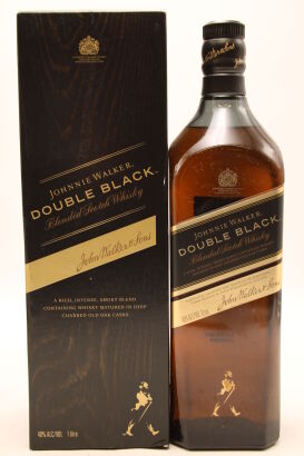 (1) Johnnie Walker Double Black, 40% ABV, 1000ml (GB)