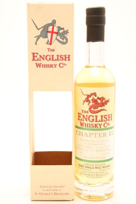 (1) English Whisky Co. Chapter 11 Rare Single Malt, 46% ABV, 200ml (GB)