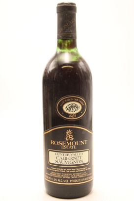 (1) 1984 Rosemount Estate Label Cabernet Sauvignon, Hunter Valley