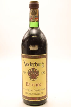 (1) 1985 Nederburg Baronne Red Blend, Western Cape