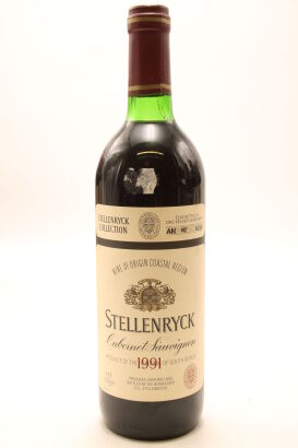 (1) 1991 Stellenryck Cabernet Sauvignon, Stellenbosch