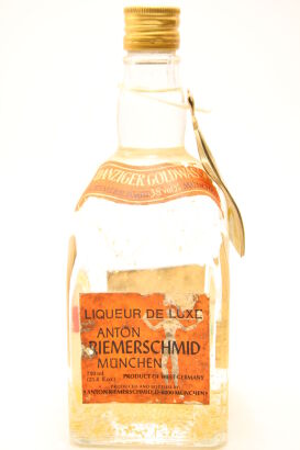 (1) Anton Riemerschmid Goldwasser Liqueur De Luxe, West Germany