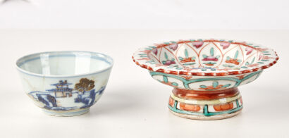 Four 18th Century/Early-19th Century Chinese Saucer Dishes