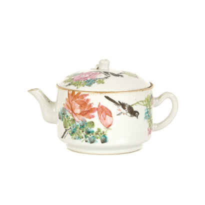 A 19th Century Chinese Famille Rose Tea Pot