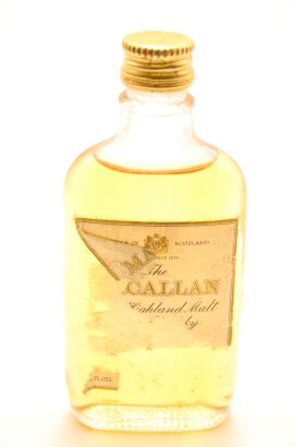 (1) Macallan 10 Year Old 100 Proof Single Malt Whisky Miniature, circa 1970s (STL)