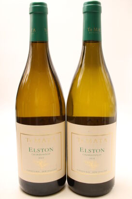 (2) 2016 Te Mata Elston Chardonnay, Hawkes Bay