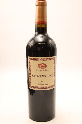 (1) 2013 Sacred Hill Brokenstone Merlot Malbec, Hawkes Bay [BC97]