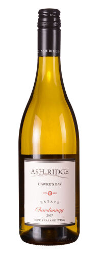 *(6) 2017 Ash Ridge Estate Chardonnay, Hawkes Bay