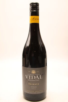 (1) 2015 Vidal Reserve Gimblett Gravels Syrah, Hawkes Bay