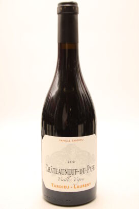 (1) 2012 Tardieu-Laurent Chateauneuf-du-Pape Vieilles Vigne, Rhone [JR18] [Ws93]