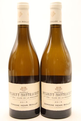 (2) 2015 Domaine Henri Boillot Clos de la Mouchere Monopole, Puligny-Montrachet Premier Cru [JR17.5]