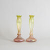 A Pair of Art Nouveau Iridescent Vases