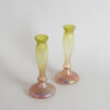 A Pair of Art Nouveau Iridescent Vases - 2