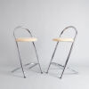 A Pair of Paperclip Style Stools