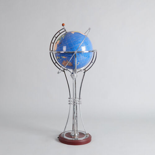 An Illuminated Rotating Globe