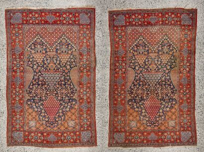 A Matching Pair of Hand Knotted Rugs