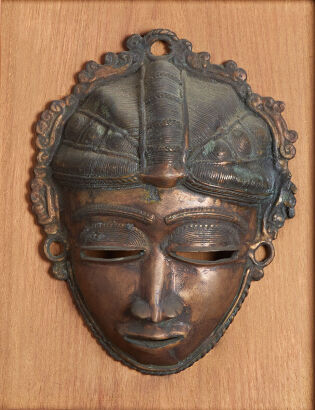 A Bronze Mask, Ivory Coast