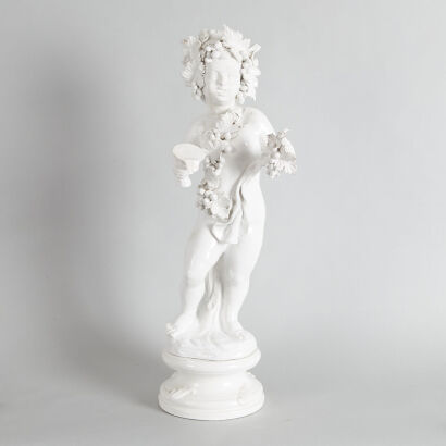 A Large Capodimonte Figure