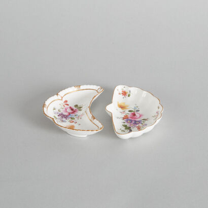 A Pair of Crown Derby Dishes