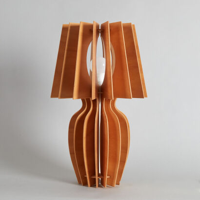 An Unusual Wooden Lamp