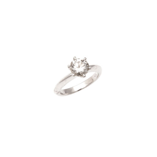 Platinum 1.34ct Solitaire Diamond Ring