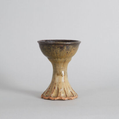 A Hand Potted Goblet by Yvonne Rust