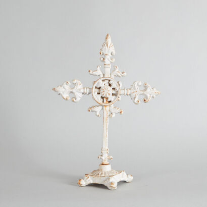 Cast Iron Gothic Altar Style Crucifix