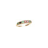 9ct Estate Multicoloured Gemstone Ring 