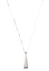 18ct White Gold Diamond Pendant on Chain - 2