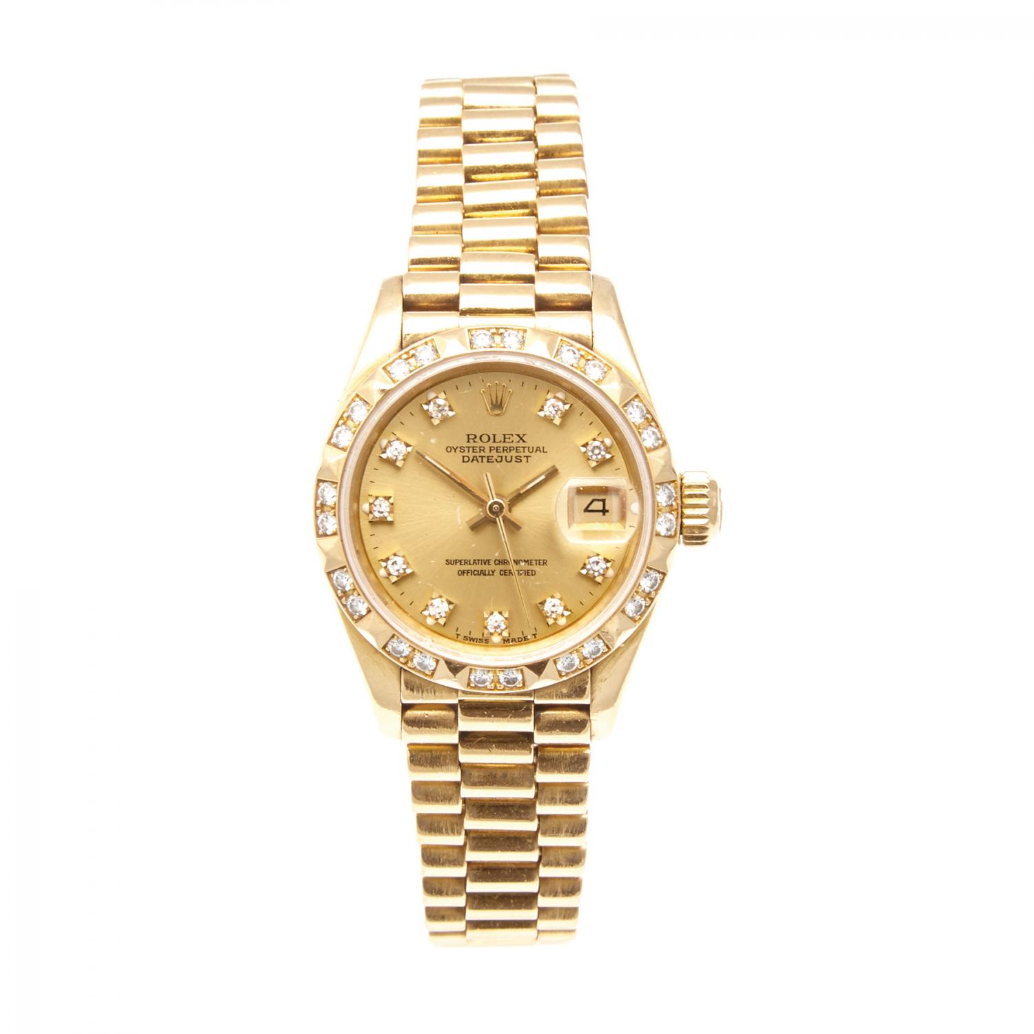 rolex oyster perpetual datejust gold price