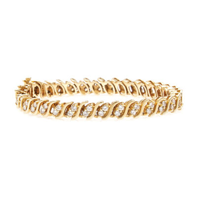 18ct Diamond 'S' Link Bracelet