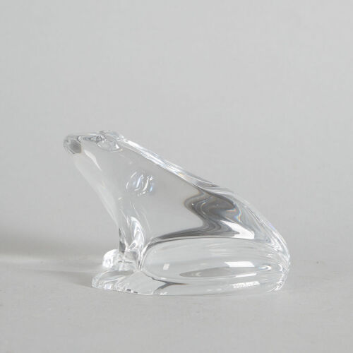 A Baccarat Crystal Frog