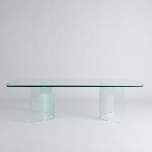A Contemporary Glass Coffee Table