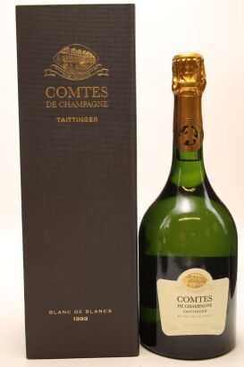 (1) 1999 Taittinger Comtes de Champagne Blanc de Blancs Brut, Champagne [RP95] (Gb)