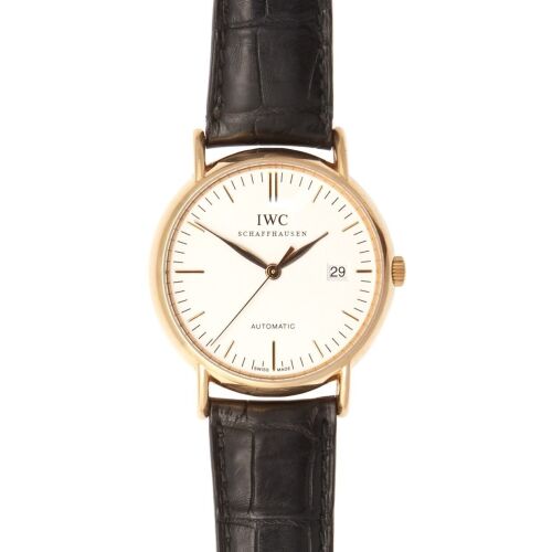 A Rose Gold IWC Portofino Wristwatch