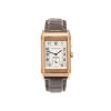 A Rose Gold Jaeger-LeCoultre Reverso Duoface Wristwatch