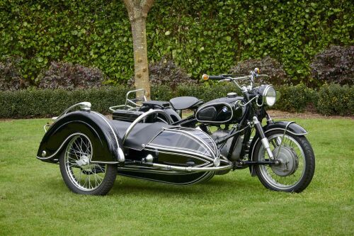 1955 BMW R50 with sidecar by Steib