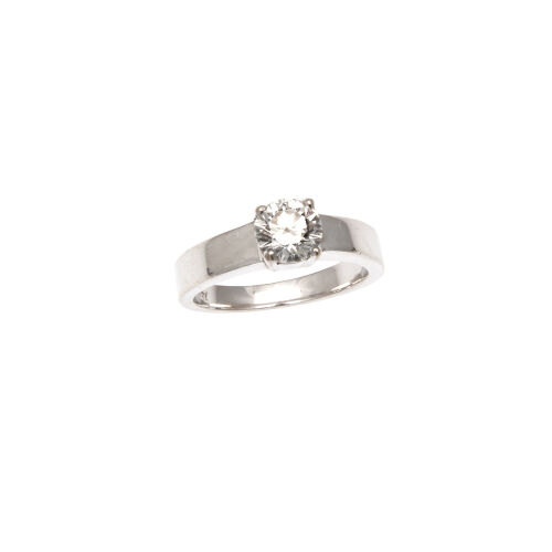18ct White Gold 1.04ct Diamond Solitaire Ring 