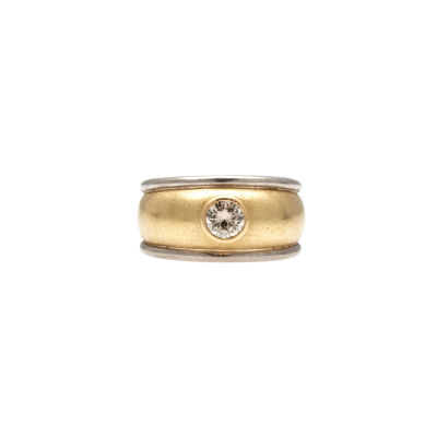 18ct Two-Toned Diamond Ring