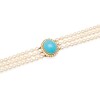 18ct Turquoise, Pearl and Diamond Choker