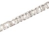 18ct Baguette Cut Diamond Tennis Bracelet