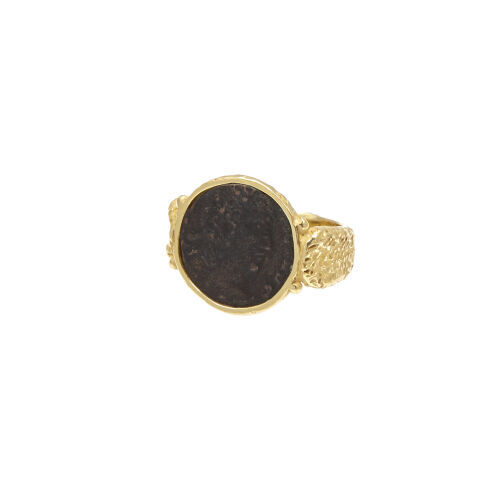 19ct Ancient Coin Ring 