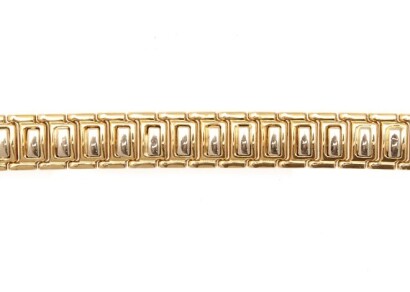 18ct Yellow and White Gold Bracelet 