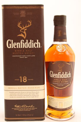 (1) Glenfiddich 18 Year Small Batch Reserve Single Malt Scotch Whisky